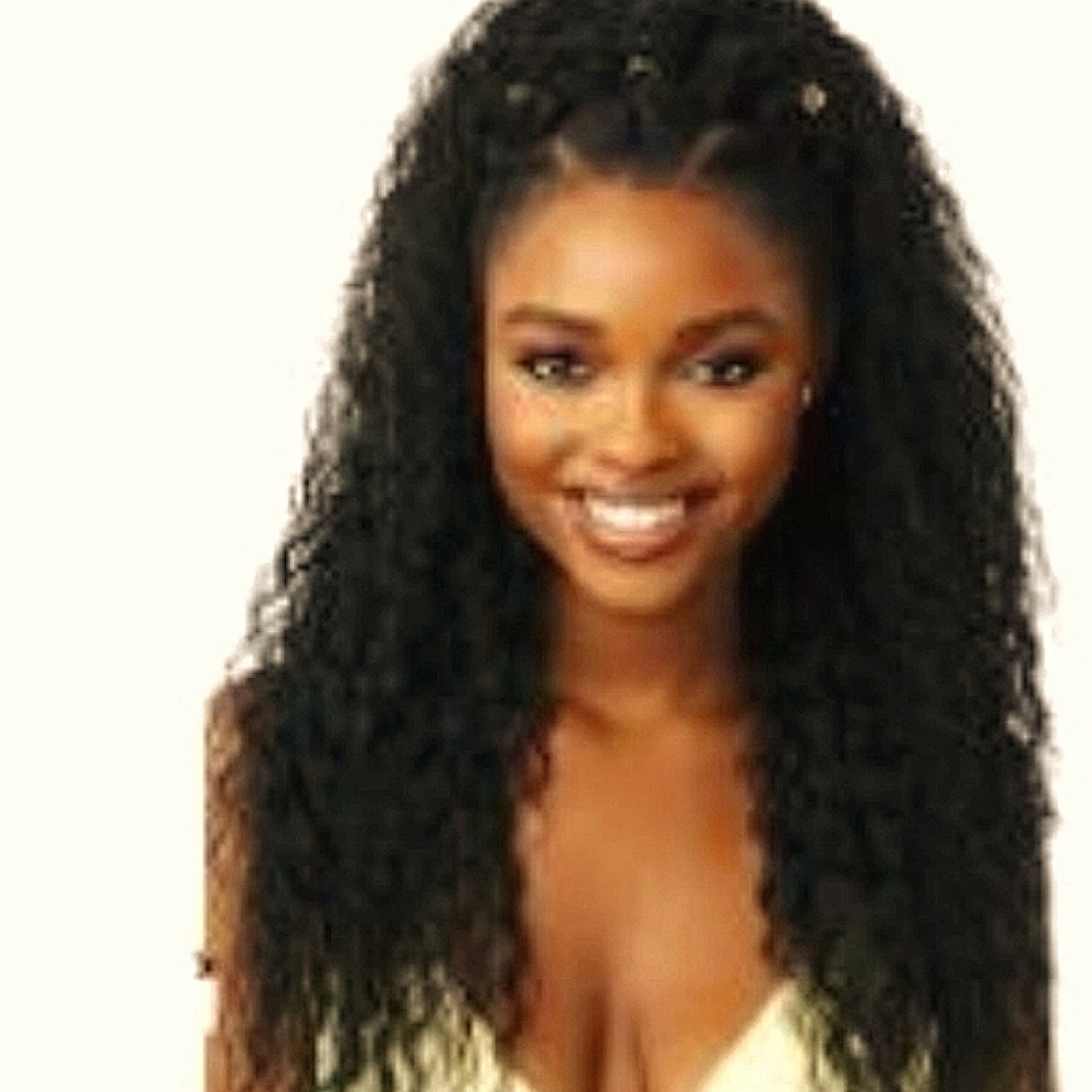 Outre Converti-Cap Half-Wig: Pina Curl Ada (Color Available: DR Red Velvet)